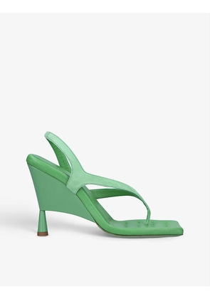 Gia Couture x Rosie Huntington-Whiteley Rosie 12 suede heeled sandals