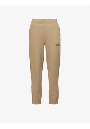 Isoli tapered high-rise organic-cotton jogging bottoms