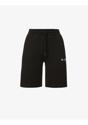 Swimming mid-rise cotton-jersey shorts