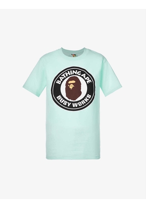 Busy Works Ape Head cotton-jersey T-shirt