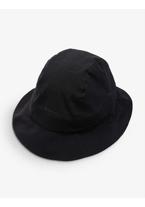 Quick Dry logo-embossed woven bucket hat