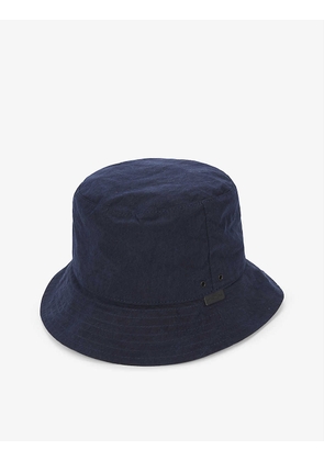 Quick Dry logo tab cotton-blend bucket hat