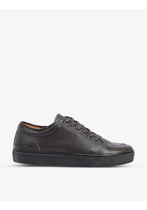 Rally leather low-top trainers