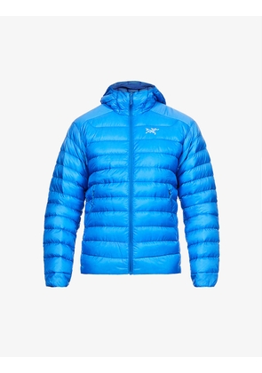 Cerium Lt padded hooded shell-down jacket