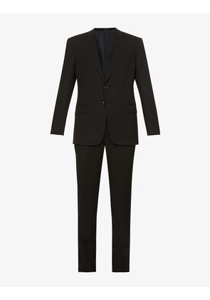 Single-breasted regular-fit wool suit