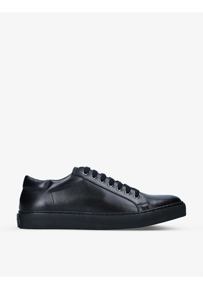 Severn leather low-top trainers