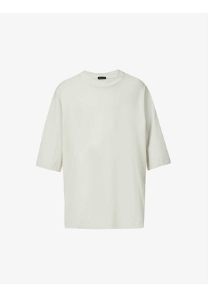 3/4 Sleeve oversized-fit stretch-cotton T-shirt