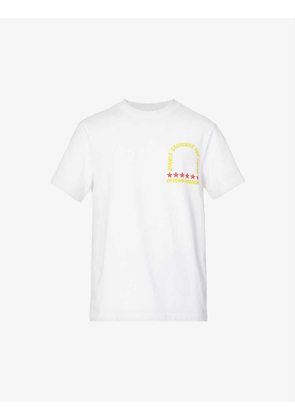 Bianca Saunders x Farah Heart graphic-print organic-cotton-jersey T-shirt