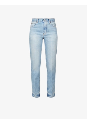 Nicola tapered-leg high-rise jeans