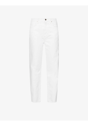The Peg tapered-leg high-rise jeans