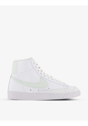 Blazer Mid 77 leather high-top trainers