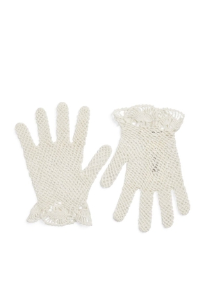 The Row Cotton Lace Constantin Gloves