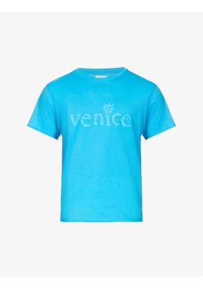 Venice crewneck marled cotton-jersey T-shirt