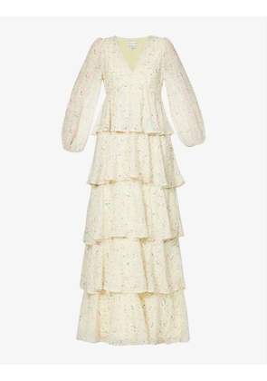 Ashton floral-print woven maxi dress