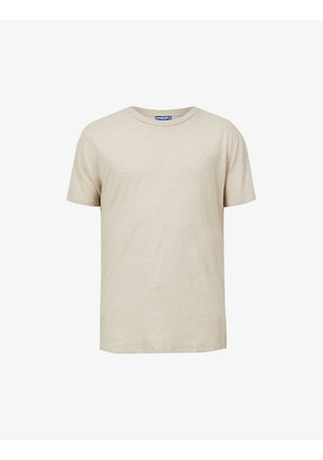Lucio relaxed-fit cotton and linen-blend T-shirt