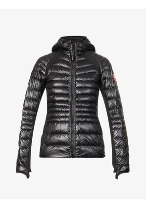 Canada Goose Womens Black - Noir Hybridge Lite Hooded Shell-down Jacket S
