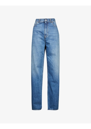 Archive wide-leg high-rise jeans