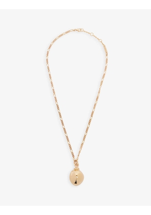 Raise 18ct yellow gold-plated sterling-silver pendant necklace