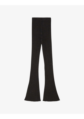 Palerme ribbed-knit wool-blend trousers