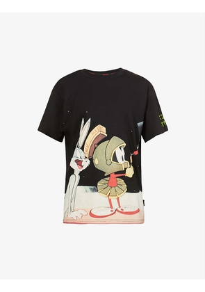 GCDS X Looney Tunes graphic-print cotton-jersey T-shirt