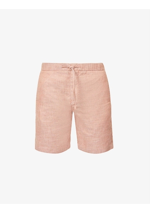 Felipe drawstring-waist regular-fit linen-blend shorts