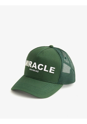 Miracle logo-embroidered cotton-blend trucker cap
