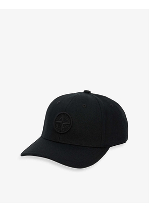 Logo-embroidered woven cap 6-10 years