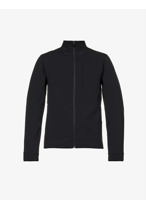 Sojourn funnel-neck stretch-woven track jacket