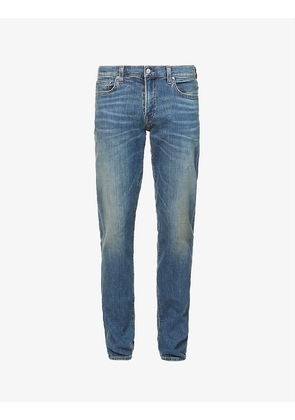 Adler brand-patch regular-fit stretch-denim jeans