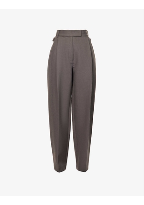 Vanstone straight-leg mid-rise stretch-woven trousers