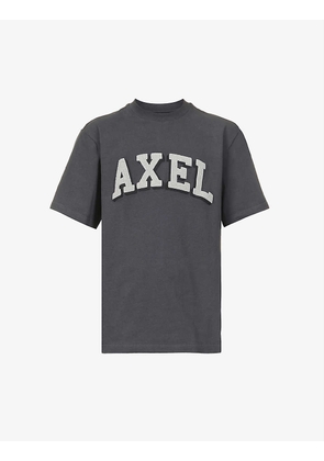 Arc logo-print organic-cotton T-shirt