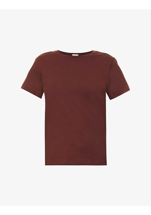 Carly short-sleeved organic-cotton T-shirt