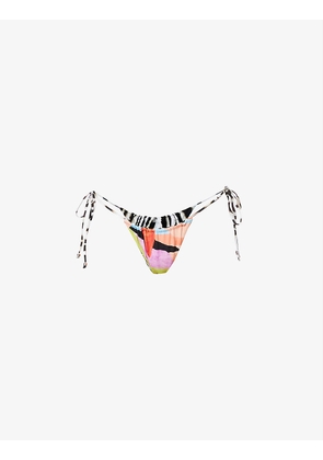 Tropfest abstract-print bikini bottoms