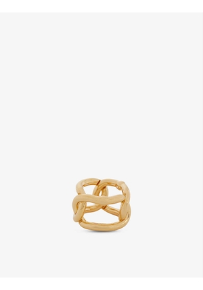 Chains 18ct gold-plated sterling-silver ring