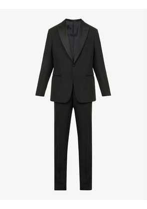 Regular-fit wool-twill tuxedo