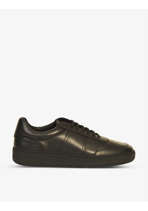 Magic perforated leather trainers