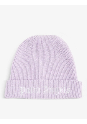 Logo-embroidered woven-knit beanie 5-7 years