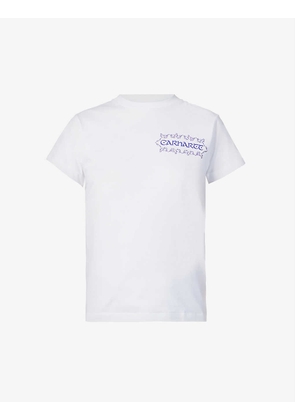 Spaces brand-printed organic cotton T-shirt