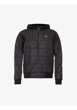Box quilted recycled-nylon jacket