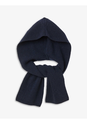 Medaillon knitted hat-scarf