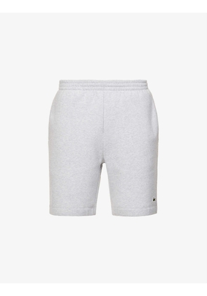 Logo-appliqué regular-fit cotton-blend shorts