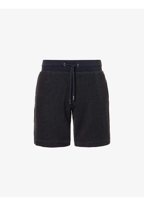 Afador mid-rise cotton-towel shorts