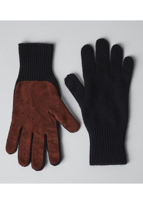 Brunello Cucinelli Cashmere-Suede Gloves