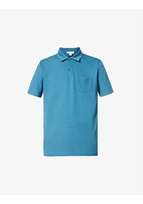 Riviera regular-fit cotton-piqué polo shirt