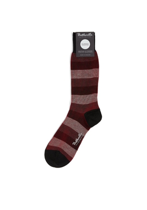 Pantherella Merino-Blend Striped Socks