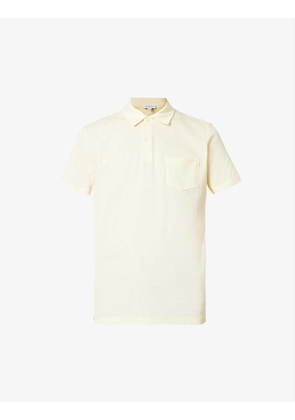 Riviera regular-fit cotton-mesh polo shirt
