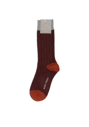 Pantherella Merino-Silk Ribbed Socks