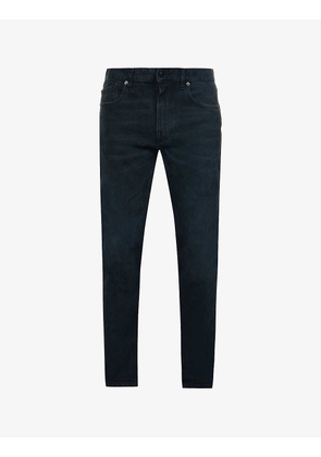 Longton branded-tab slim-fit jeans