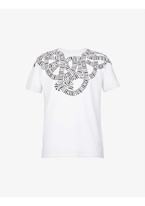 Snake Wings graphic-print cotton-jersey T-shirt