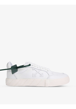Vulcanized leather low-top trainers
